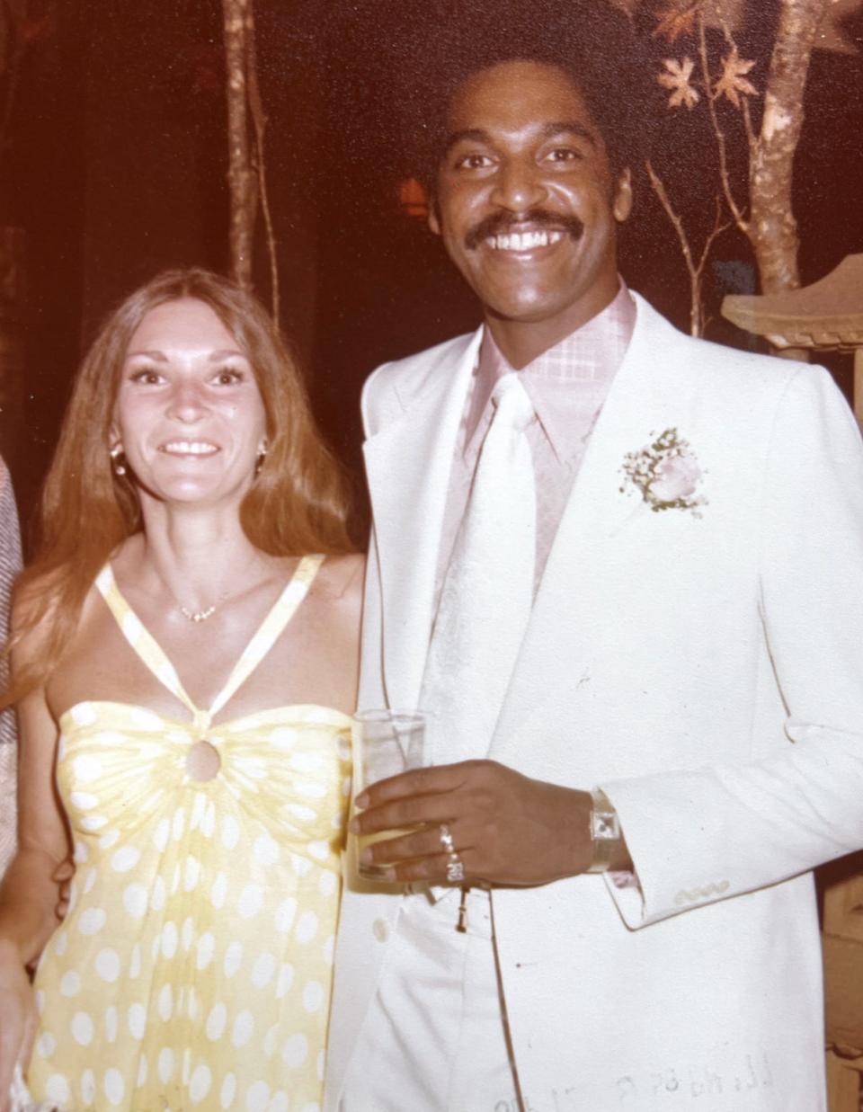Roger and Jeannie Brown, grandparents of Hudson Mayes, met at a night club. She was a waitress and dancer and he was an ABA Pacer player.