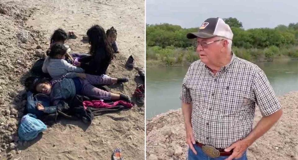 The group of girls were reportedly found by 75-year-old Texas man Jimmy Hobbs