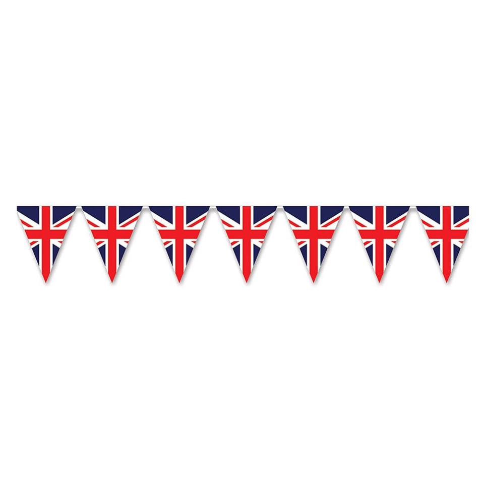 Beistle Union Jack Pennant Banner