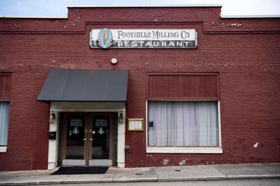 Foothills Milling Company restaurant, photographed on Thursday, July 21, 2022, is located at 315 S Washington St. in Maryville.