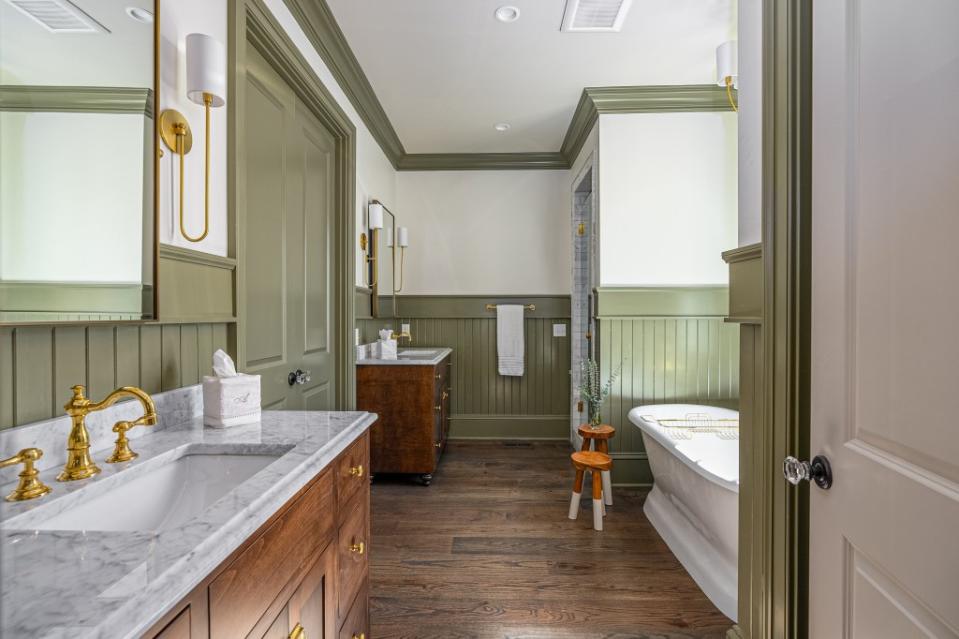 One of six bathrooms. Andrew Frazier Photo