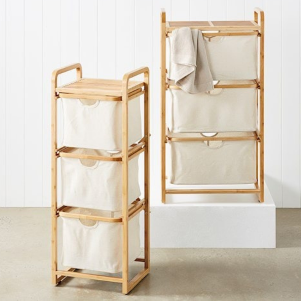 Hutton Storage Large Linen Shelving Unit from Adairs