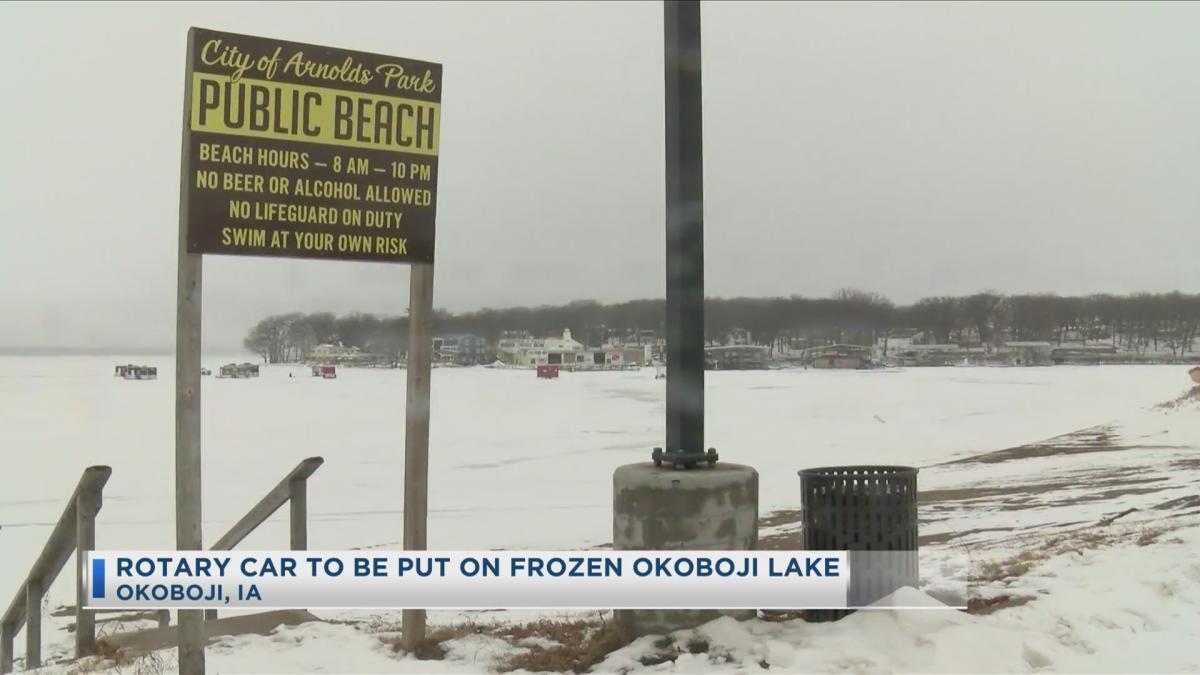 Rotary Car To Be Put On Frozen Okoboji Lake