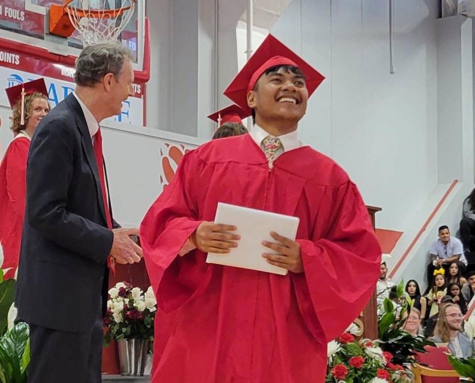 Scenes from the 2023 Hendersonville High School graduation held June 9 at Jim Pardue Gymnasium.