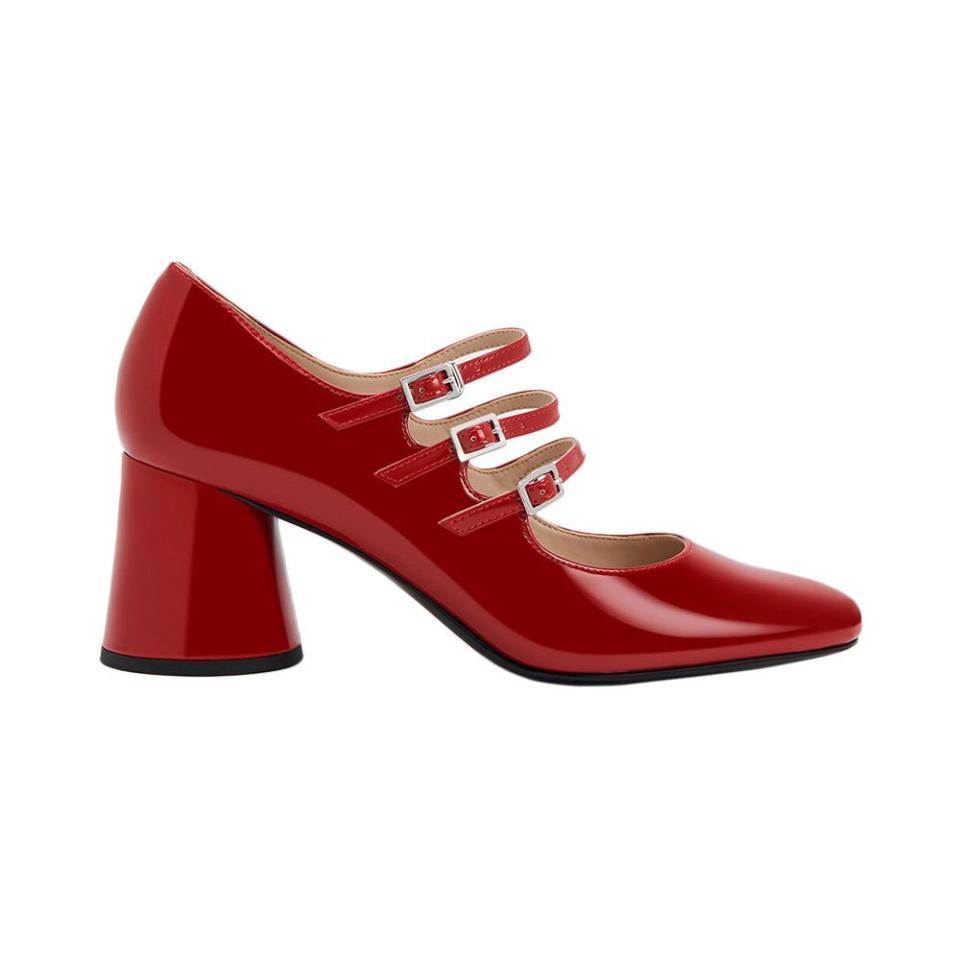 <p><a href="https://go.redirectingat.com?id=74968X1596630&url=https%3A%2F%2Fwww.charleskeith.com%2Fus%2Fshoes%2FCK1-61720136_RED.html&sref=https%3A%2F%2F" rel="nofollow noopener" target="_blank" data-ylk="slk:Shop Now;elm:context_link;itc:0;sec:content-canvas" class="link ">Shop Now</a></p><p>Claudie Patent Buckled Mary Janes</p><p>charleskeith.com</p><p>$56.00</p>