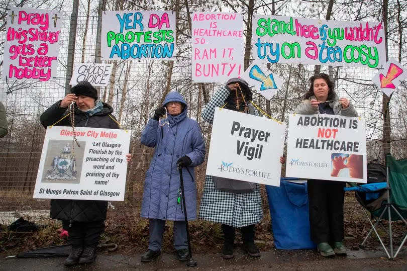 The bill will create 200m 'buffer zone areas' outside Scots hospitals