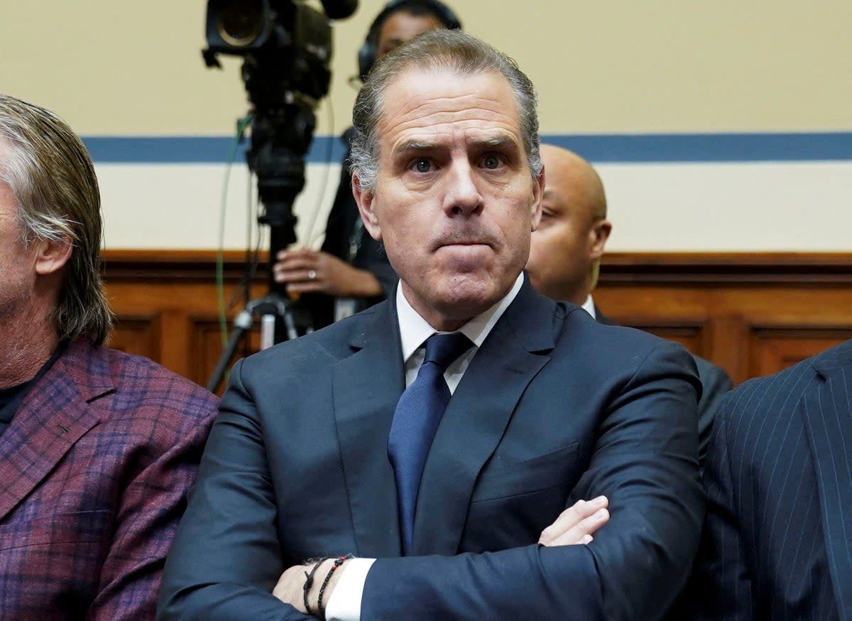 Hunter Biden, son of US President Joe Biden, faces allegations he lied about his drug use during a 2018 gun purchase. On Thursday an appeals court denied a motion to have the charges against him dismissed  (REUTERS)