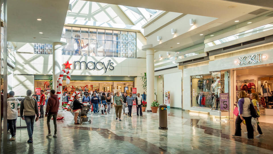 New Orleans, USA - Nov 25, 2017: In Lakeside Shopping Center, with Macy's and XXI retail stores.