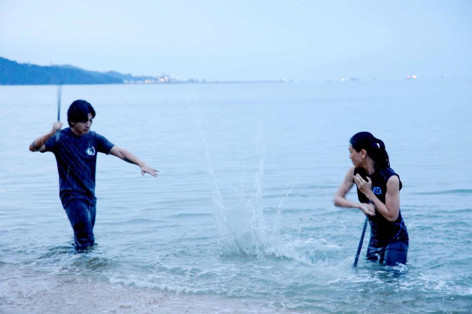 陳翠梅自認是香港80年代武打女星李賽鳳鐵粉，在電影中設計了不少動作場面。（海鵬提供）