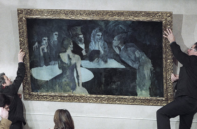 "Les Noces de Pierrette" by Pablo Picasso, sold for $49.3 million in 1989.