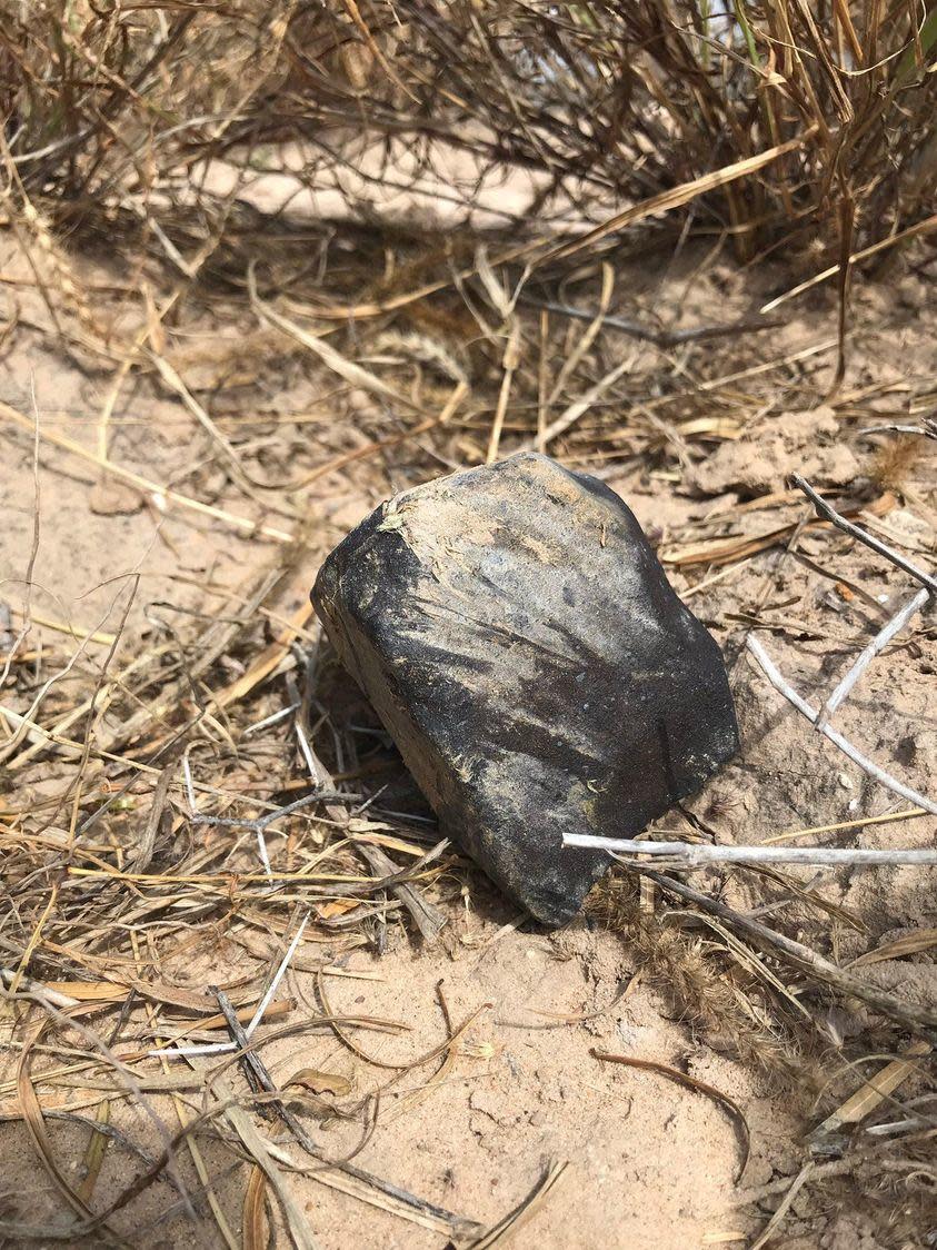 NASA experts believe the object weighed a whopping 1,000 pounds as it hurtled toward Earth last week, before breaking into pieces and landing near McAllen, Texas in the southern part of the state near its border with Mexico. This photo was taken by American Meteor Society.  / Credit: American Meteor Society