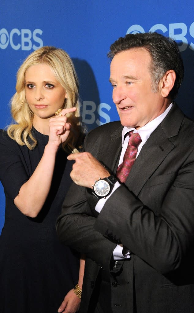 Sarah Michelle Gellar, Robin Williams, Famous Friends