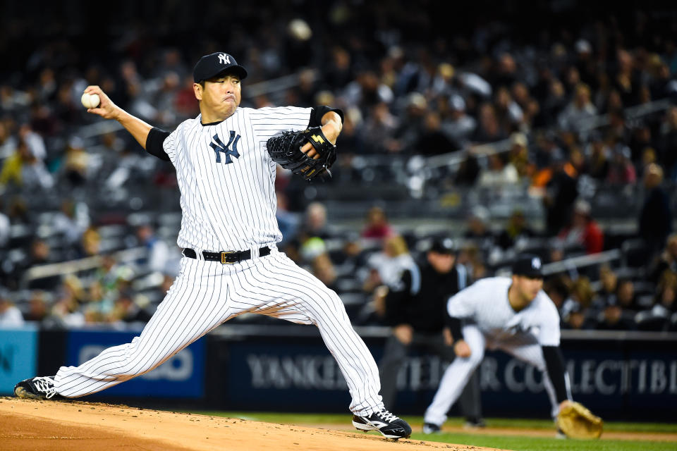 黑田博樹。（MLB Photo by Alex Goodlett/Getty Images）