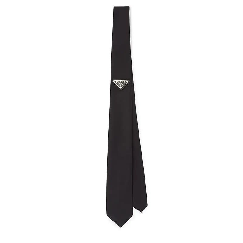 A black Prada tie.