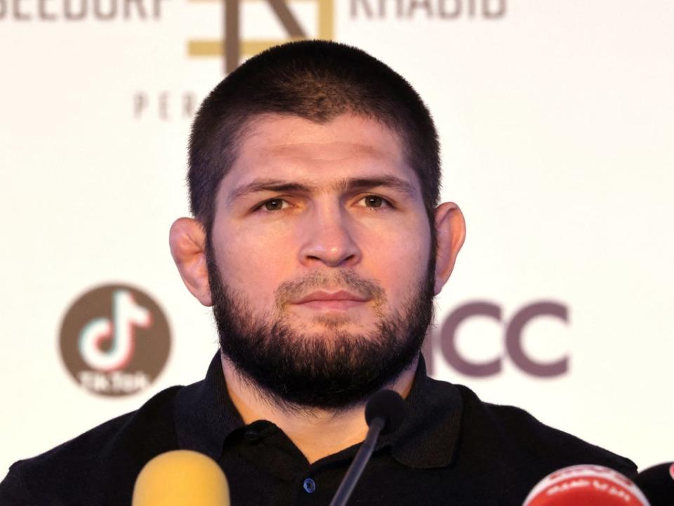 Former UFC champion Khabib now coaches and promotes fighters (AFP via Getty Images)