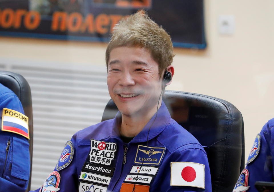 Japanese entrepreneur and space flight participant Yusaku Maezawa. (PHOTO:REUTERS/Shamil Zhumatov/Pool)