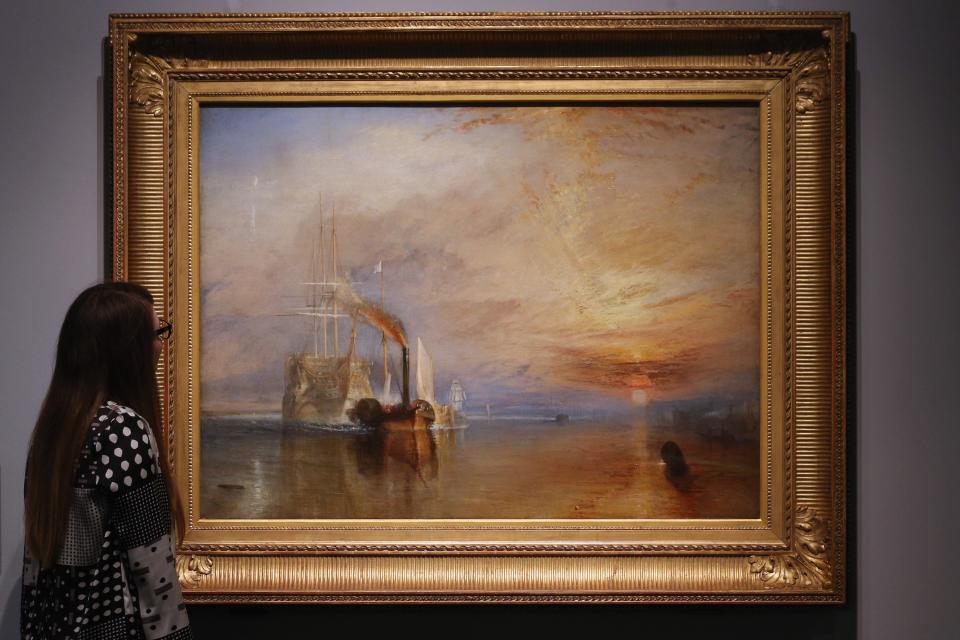 The Fighting Temeraire, arguably Turner's most famous painting. Today it’s in the collection of the National Gallery in London.