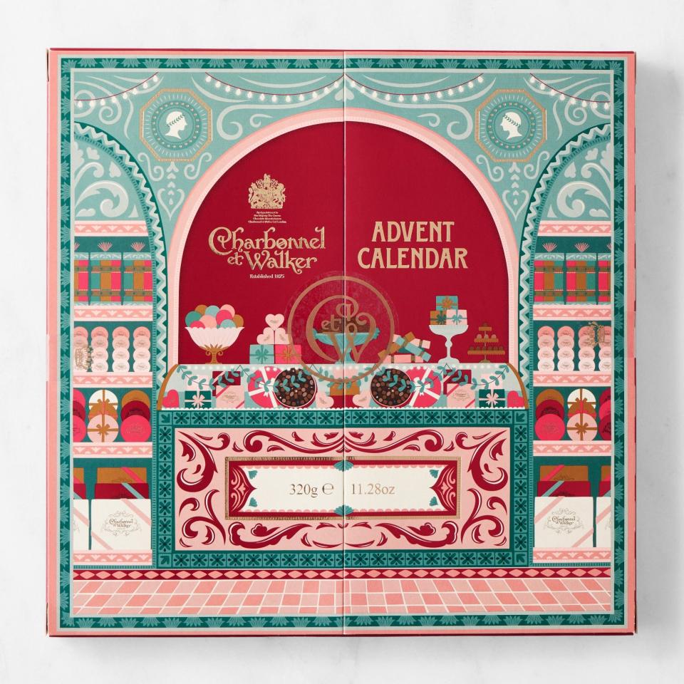 <p><a href="https://go.redirectingat.com?id=74968X1596630&url=https%3A%2F%2Fwww.williams-sonoma.com%2Fproducts%2Fcharbonnel-et-walker-chocolate-advent-calendar&sref=https%3A%2F%2Fwww.elledecor.com%2Fshopping%2Fg41958452%2Fluxury-advent-calendars%2F" rel="nofollow noopener" target="_blank" data-ylk="slk:Shop Now;elm:context_link;itc:0;sec:content-canvas" class="link ">Shop Now</a></p><p>Charbonnel et Walker Chocolate Advent Calendar</p><p>williams-sonoma.com</p><p>$69.95</p>