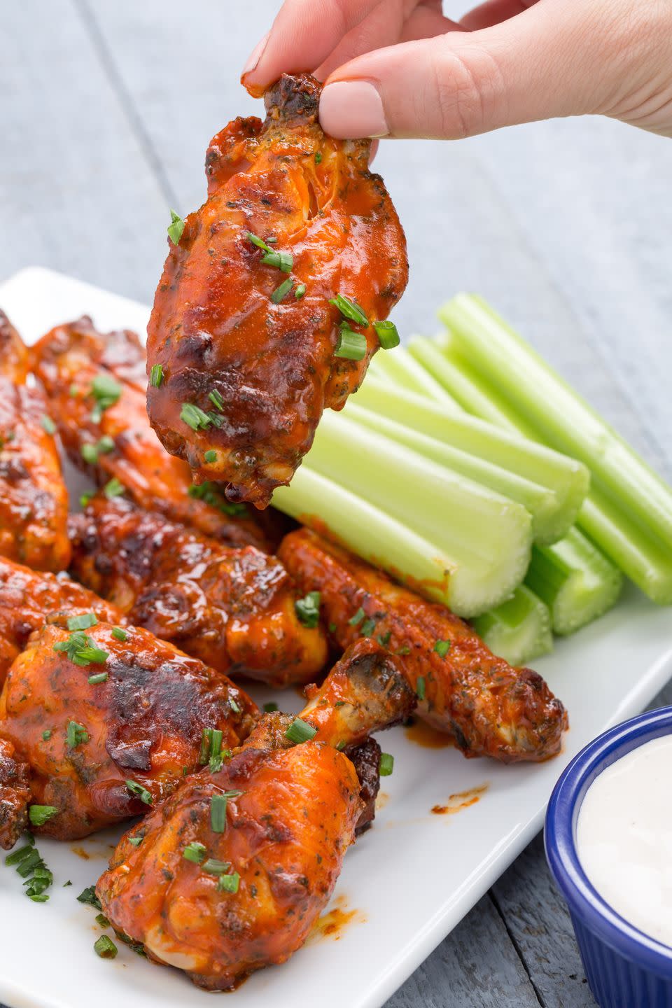 Slow-Cooker Buffalo Ranch Chicken Wings