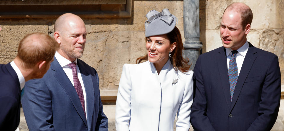 Prince Harry kept his distance from Prince William at the royal family’s Easter service. Photo: Getty Images