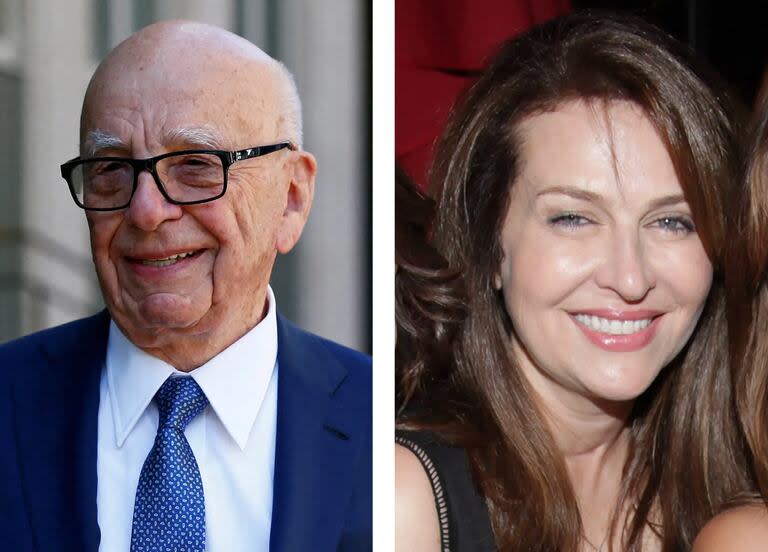 Rupert Murdoch y Elena Zhukova