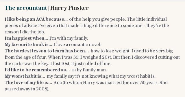 Harry Pinsker bio