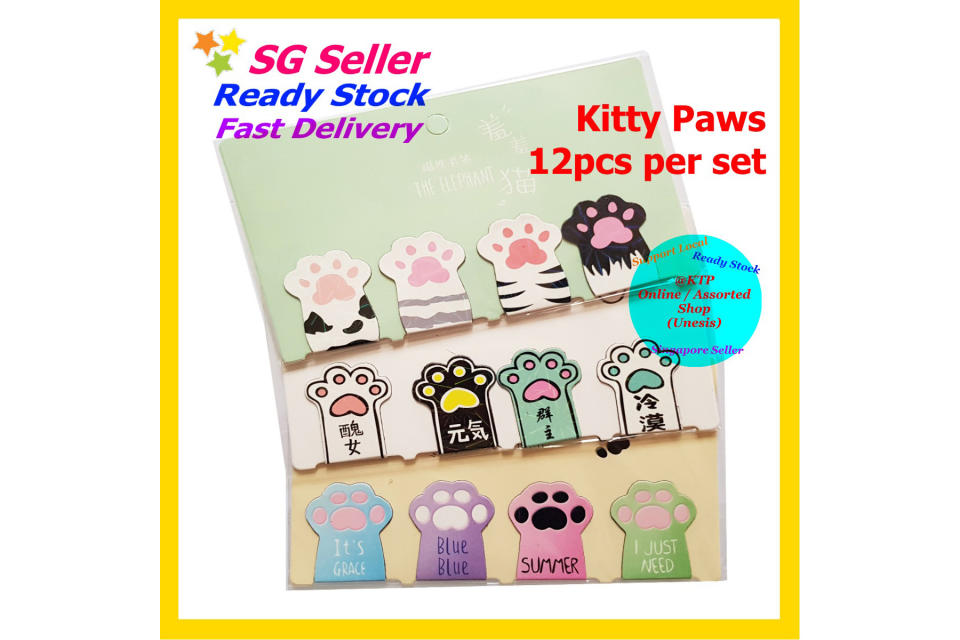 (SG Stock) Magnet bookmark 12pcs Birthday Party Goodies Bag, KTP Online/Assorted Shop (Unesis). (Photo: Lazada SG)