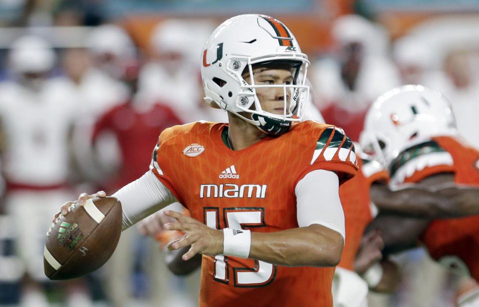 Miami (Fla.) QB Brad Kaaya, a three-year starter, is skipping his senior season. (AP)