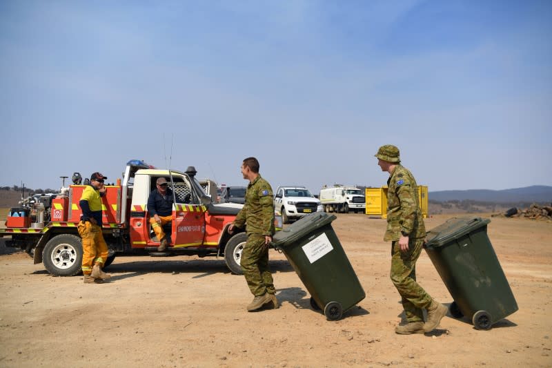 Bushfires in Shannons Flat, New South Wales