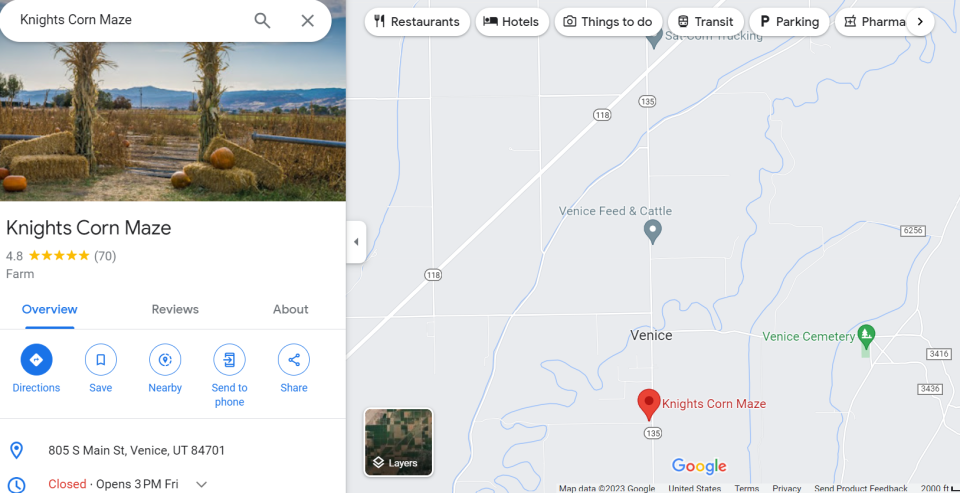 Law enforcement in Utah are investigating after a young teenager was found dead in a corn maze on Oct. 28, 2023 with a rope tethered around his neck.The 13-year-old boy, identified by family as Maximus Knight, died Saturday in near his family's home in Venice, an unincorporated community in south central Utah about 160 miles south of Salt Lake City.