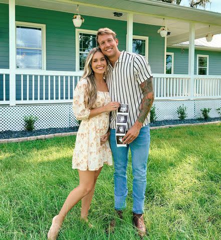 <p>Meghan Dressel Instagram</p> Meghan Dressel and Caleb Dressel announce they're expecting a baby.