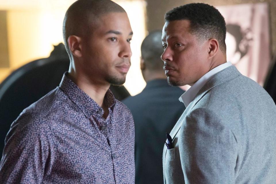 Jussie Smollett and <em>Empire </em>costar Terrence Howard