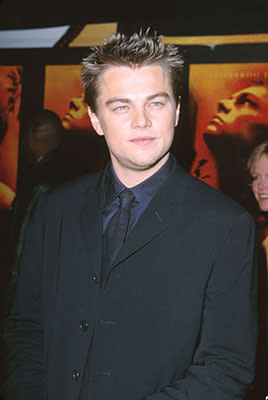 Leonardo DiCaprio at the premiere of 20th Century Fox's The Beach
