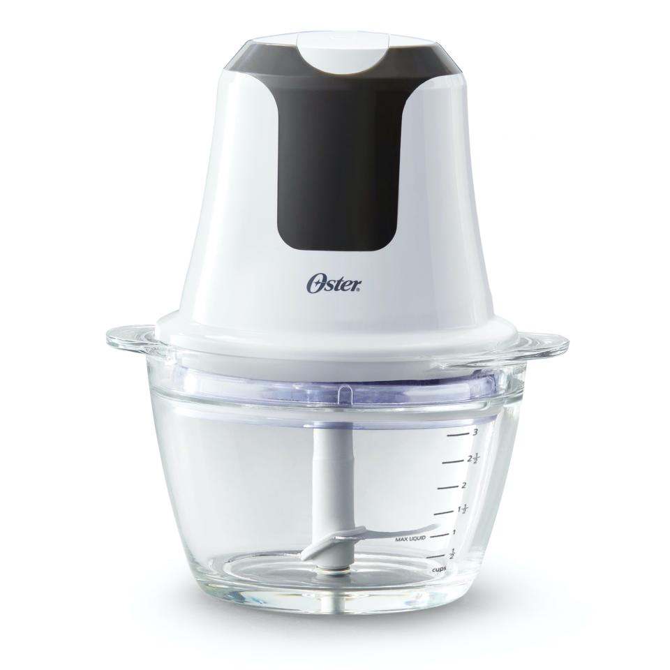 8) Oster 3-Cup Mini Food Chopper with Tempered Glass Bowl