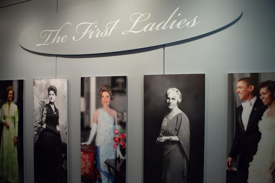 The First Ladies exhibit opening in November 2011 at the National Museum of American History.