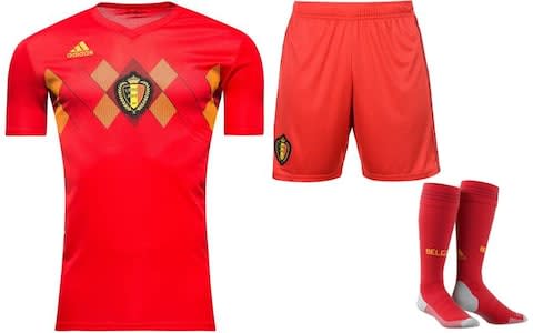 Belgium 2018 World Cup home kit - Credit: Adidas