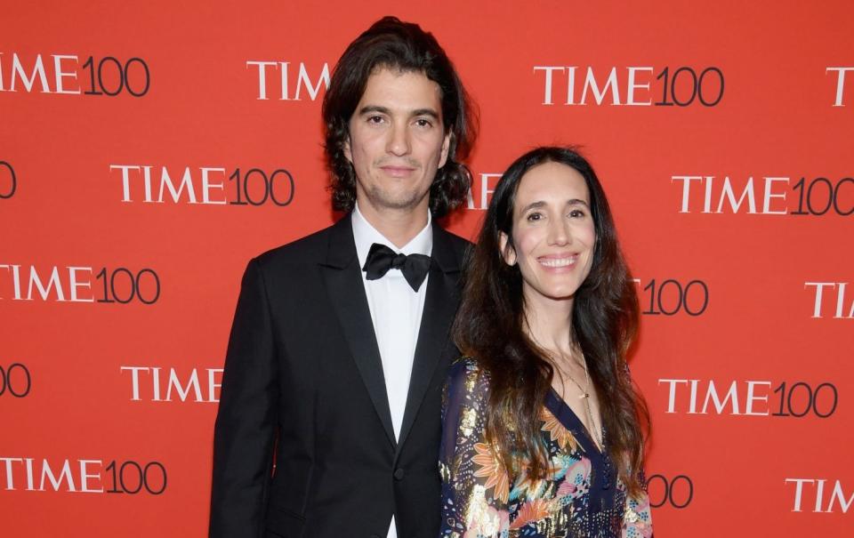 Neumann with wife Rebekah in 2018 - Getty Images