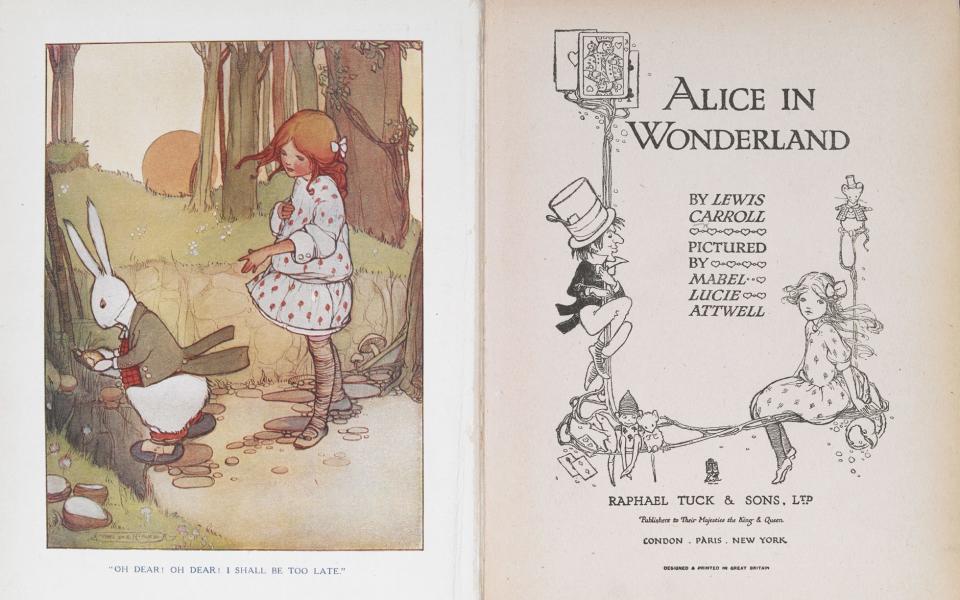 An illustrated edition of Alice in Wonderland - Mabel Lucie Attwel