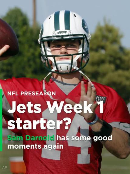 Sam Darnold had some good moments again, will he be Jets' Week 1 starter?