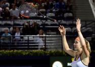 Tennis - Dubai Open - Women's Singles Final - Caroline Wozniacki of Denmark v Elina Svitolina of Ukraine - Dubai, UAE - 25/2/2017 - Elina Svitolina of Ukraine celebrate winning the match. REUTERS/Stringer