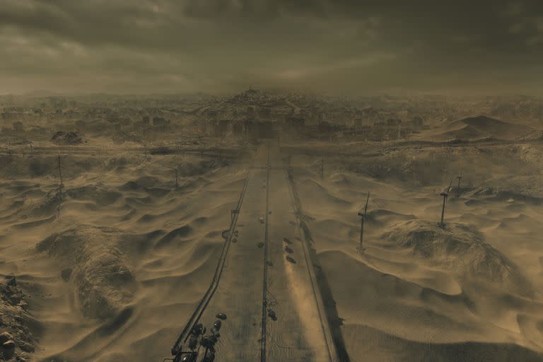 Un desierto creado con sorprendentes efectos visuales