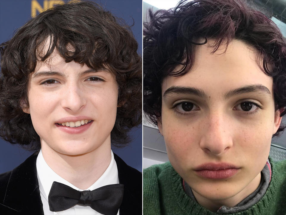 Finn Wolfhard Reveals New Haircut, Purple Hair Color