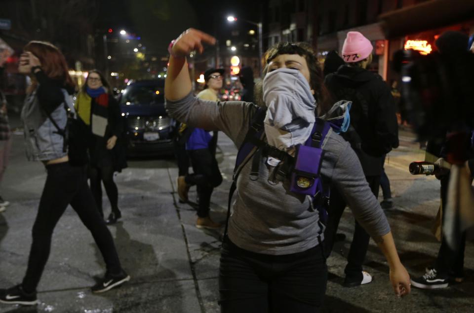 Protests after Donald Trump’s victory