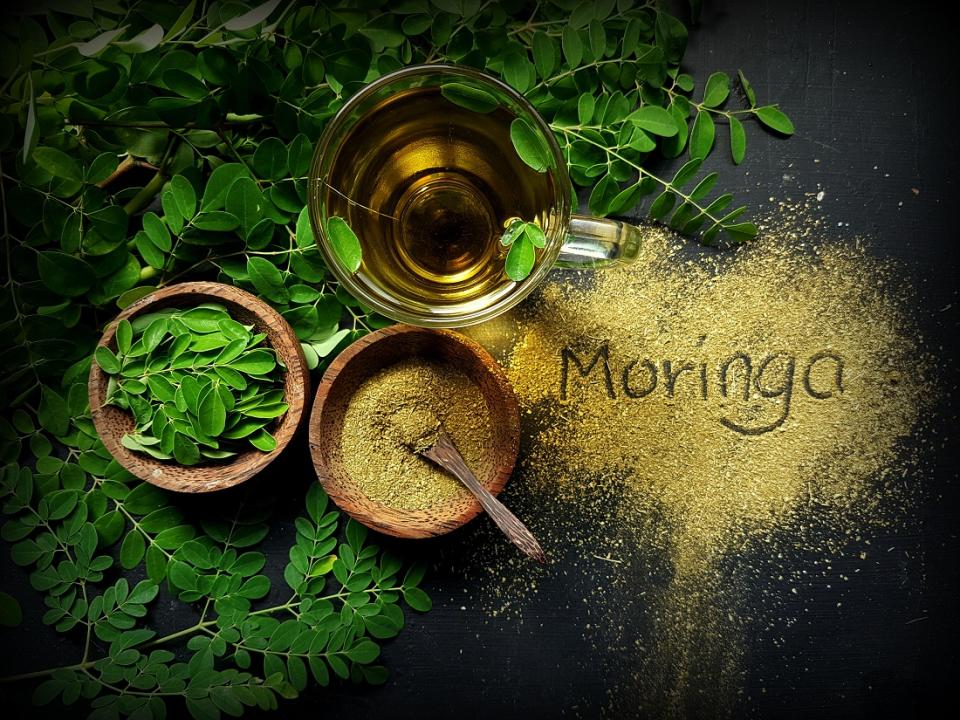 Moringa contains 92 nutrients, 46 antioxidants, 36 anti-inflammatories and18 amino acids which help your body heal and build muscle