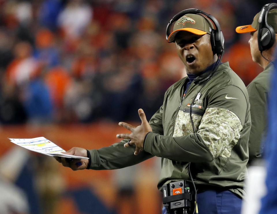 It’s not going well for Vance Joseph. (AP)