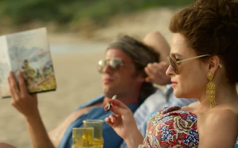 Harry Treadaway and Helena Bonham Carter as Roddy and Margaret in The Crown  - Credit: Netflix