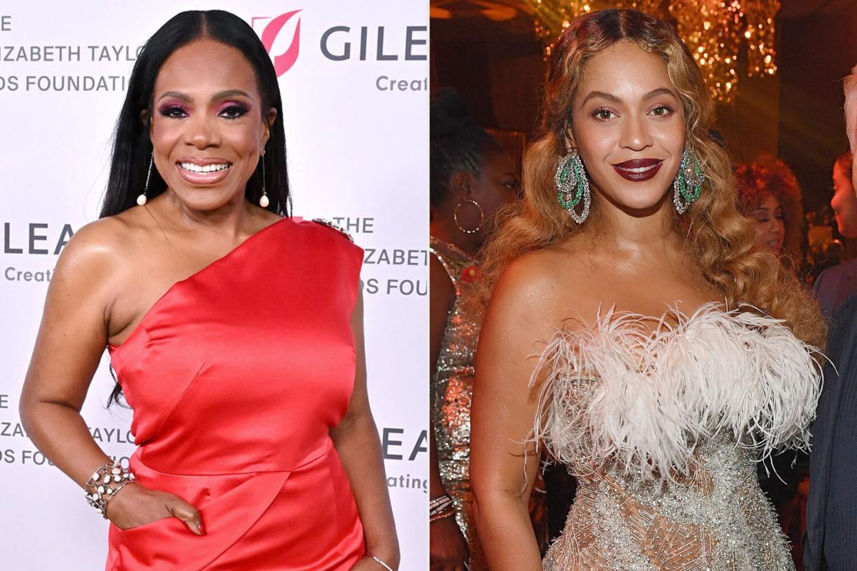 WEST HOLLYWOOD, CALIFORNIA - SEPTEMBER 15: Sheryl Lee Ralph attends the The Elizabeth Taylor Ball To End AIDS at West Hollywood Park on September 15, 2022 in West Hollywood, California. (Photo by Axelle/Bauer-Griffin/FilmMagic); HOLLYWOOD, FLORIDA - NOVEMBER 16: Beyonce attends the Shawn Carter Foundation Gala at the Seminole Ballroom in the Seminole Hard Rock Hotel &amp; Casino on November 16, 2019 in Hollywood, Florida. (Photo by Kevin Mazur/Getty Images for Shawn Carter Foundation)