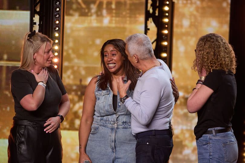 Taryn Charles was overwhelmed after receiving the Golden Buzzer