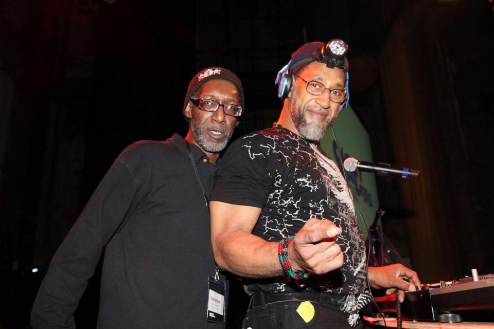 PHOTO: In this Oct. 28, 2011, file photo, Coke La Rock and DJ Kool Herc attend the Birth of the Boom Hip Hop Festival at the Paradise Theater in New York. (Johnny Nunez/WireImage via Getty Images, FILE)