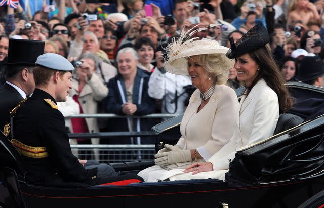 Kate with Camilla, Harry and Andrew in 2011.